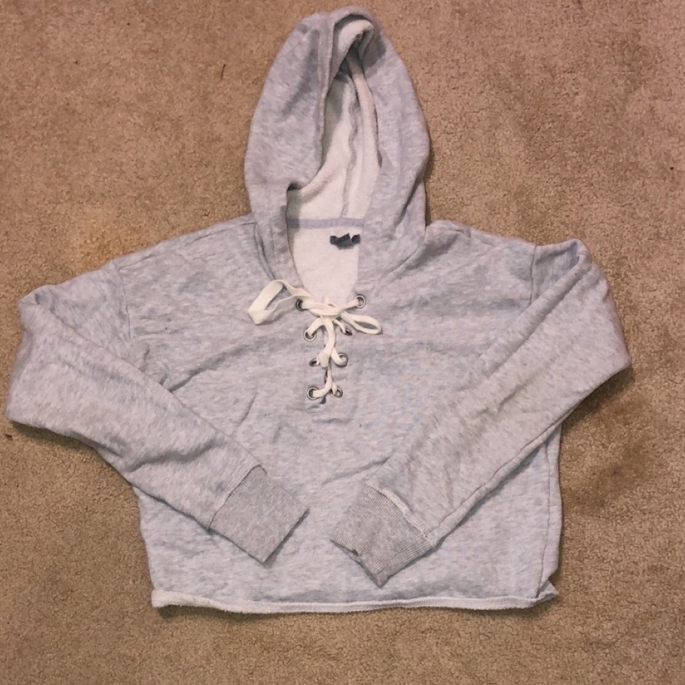 Aerie cropped hoodie SMALL